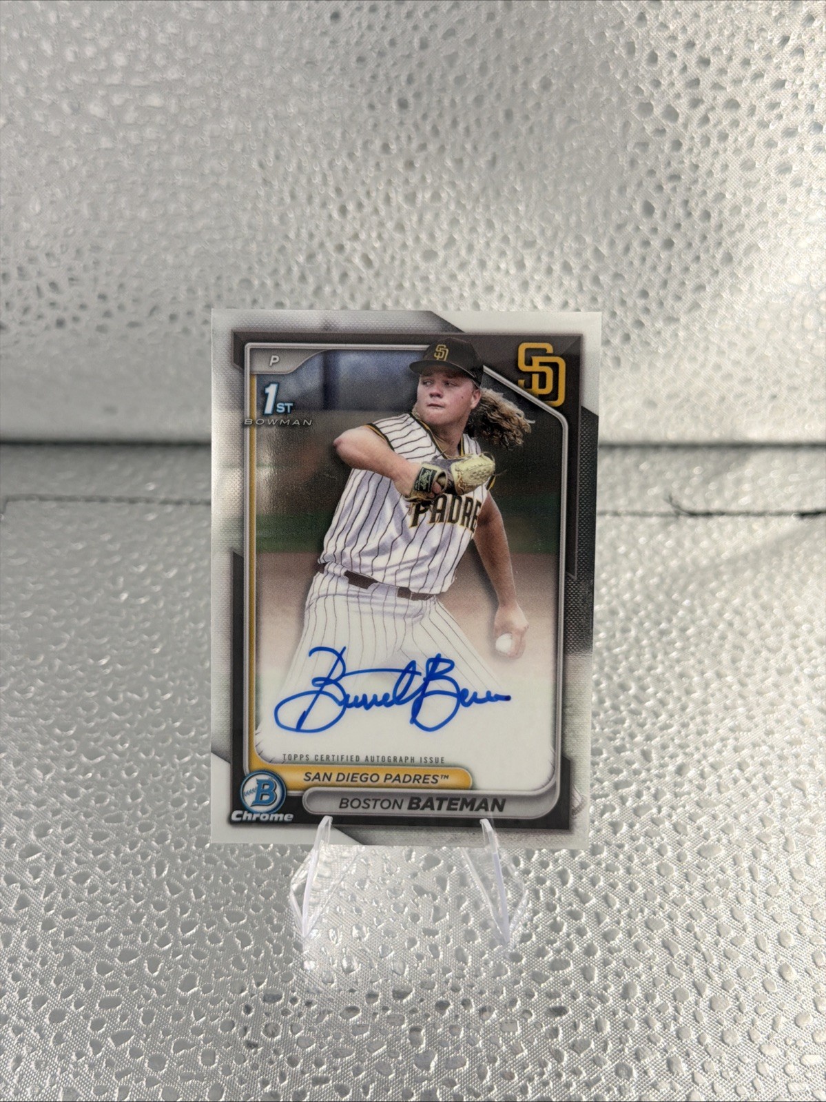 2024 Bowman Draft - Chrome Prospect Autographs Boston Bateman #CPA-BBA (AU, RC)