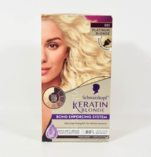 Schwarzkopf Keratin Blonde Permanent Bond Enforcing System 001 PLATINUM BLONDE