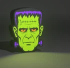 Frankenstein Halloween Light Box Retro Neon 3D Wall Decor Vintage Die-Cut Sign