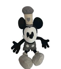 Disney Store Mickey Mouse Steamboat Willie Plush 19" Stuffed Exclusive Toy Rare