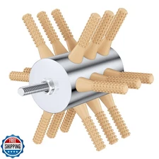 ZenxyHoC Chicken Plucker Drill Attachment, 3/8" MPT Shank Stainless Steel Chi