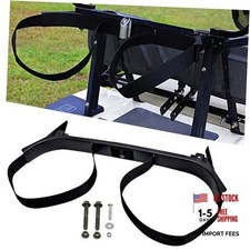2 Seat DS Golf Cart Bag Holder with Screws, Golf Bag Attachment for 1987-Up