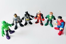 Fisher Price DC Super Friends Imaginext BATMAN Superman Riddler Lot Of 6