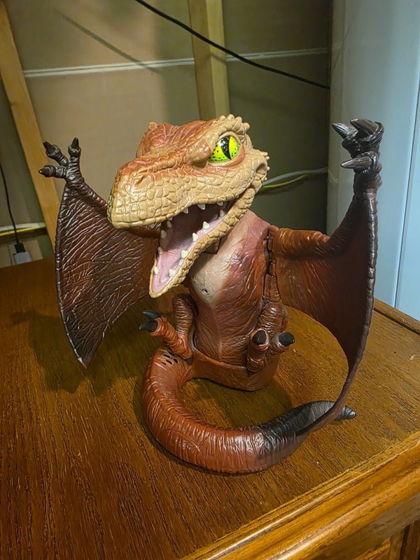 Pterodactyl Prehistoric Interactive Dinosaur Toy Mattel 2009 animatronic sounds 