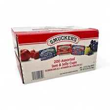 Smucker's Assorted Jam + Jelly Cups Variety Pack 0.5 oz - 200 Count