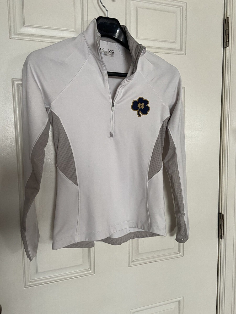 Women's Under Armour Semi Fitted SZ MED Notre Dame three-quarter