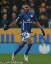 Leicester City Riyad Mahrez Autographed Signed 8x10 Photo COA #4