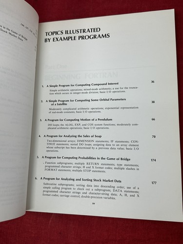 A Clear Introduction to Fortran IV -1972 Computer Programming Book Richard Jaffe - 第 11/20 張圖片