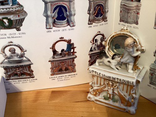 CONTA & BOEHME Porcelain Trinket Box - W/Mirror- "LITTLE JOHN IN TROUBLE" - Picture 9 of 11