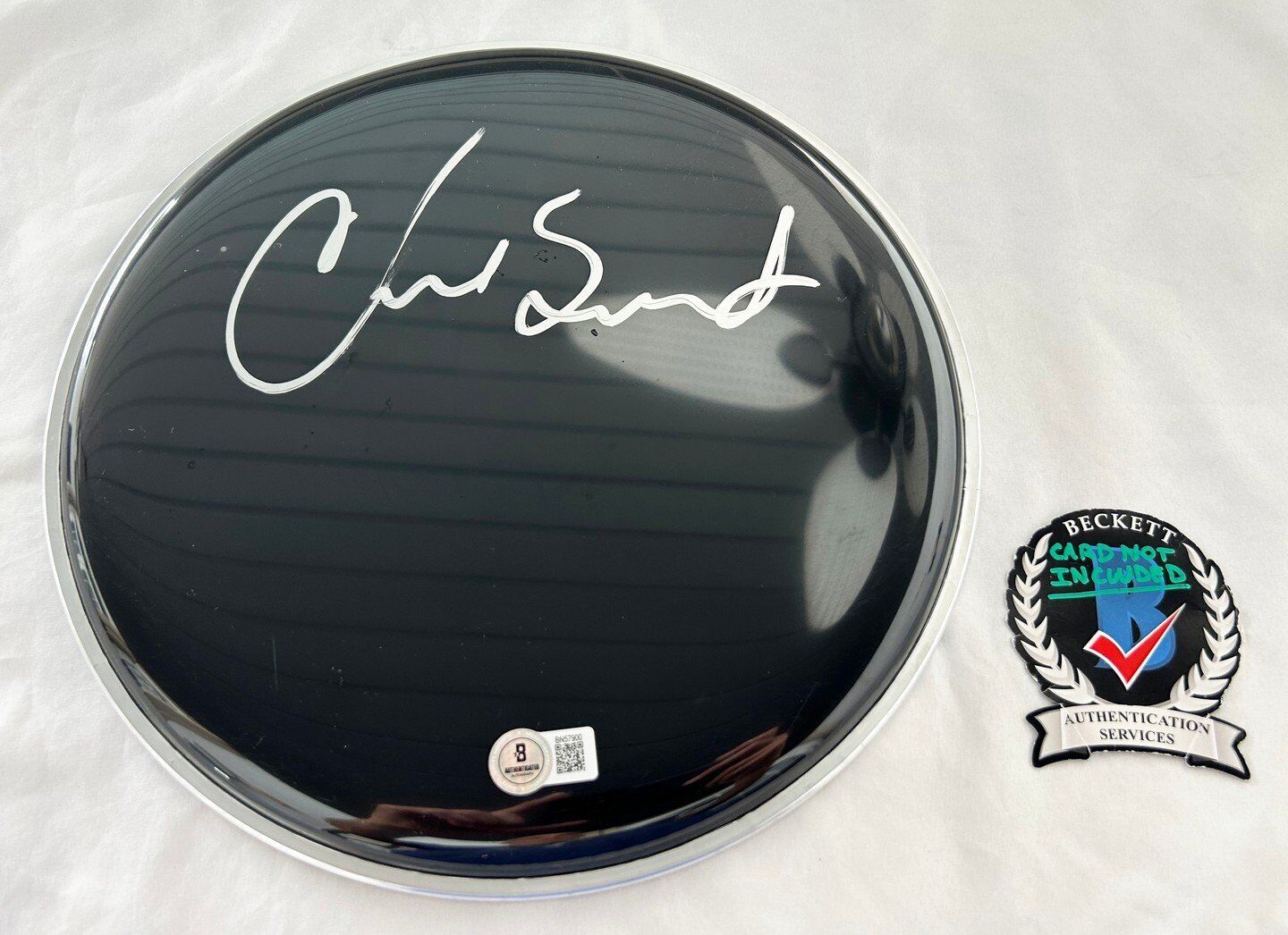 Fugees Signed 10'' Drumhead Proof Autographed Lauryn Hill,Pras Michel,Wyclef Jean Fugees Signed 10'' Drumhead Proof Autographed Lauryn Hill,Pras Michel,Wyclef Jean