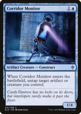 Magic the Gathering (mtg): ELD: Corridor Monitor  (x 4)