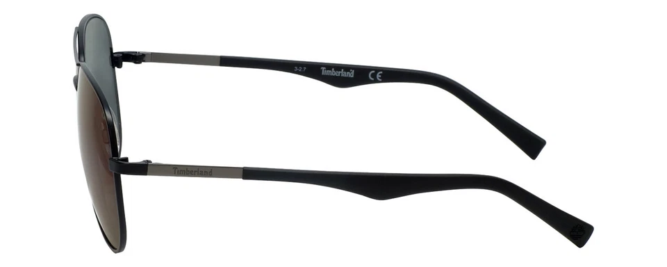 Gafas de sol polarizadas Timberland TB9109 02D negro mate azul aviador 59-13-140 mm Foto 3 de 3