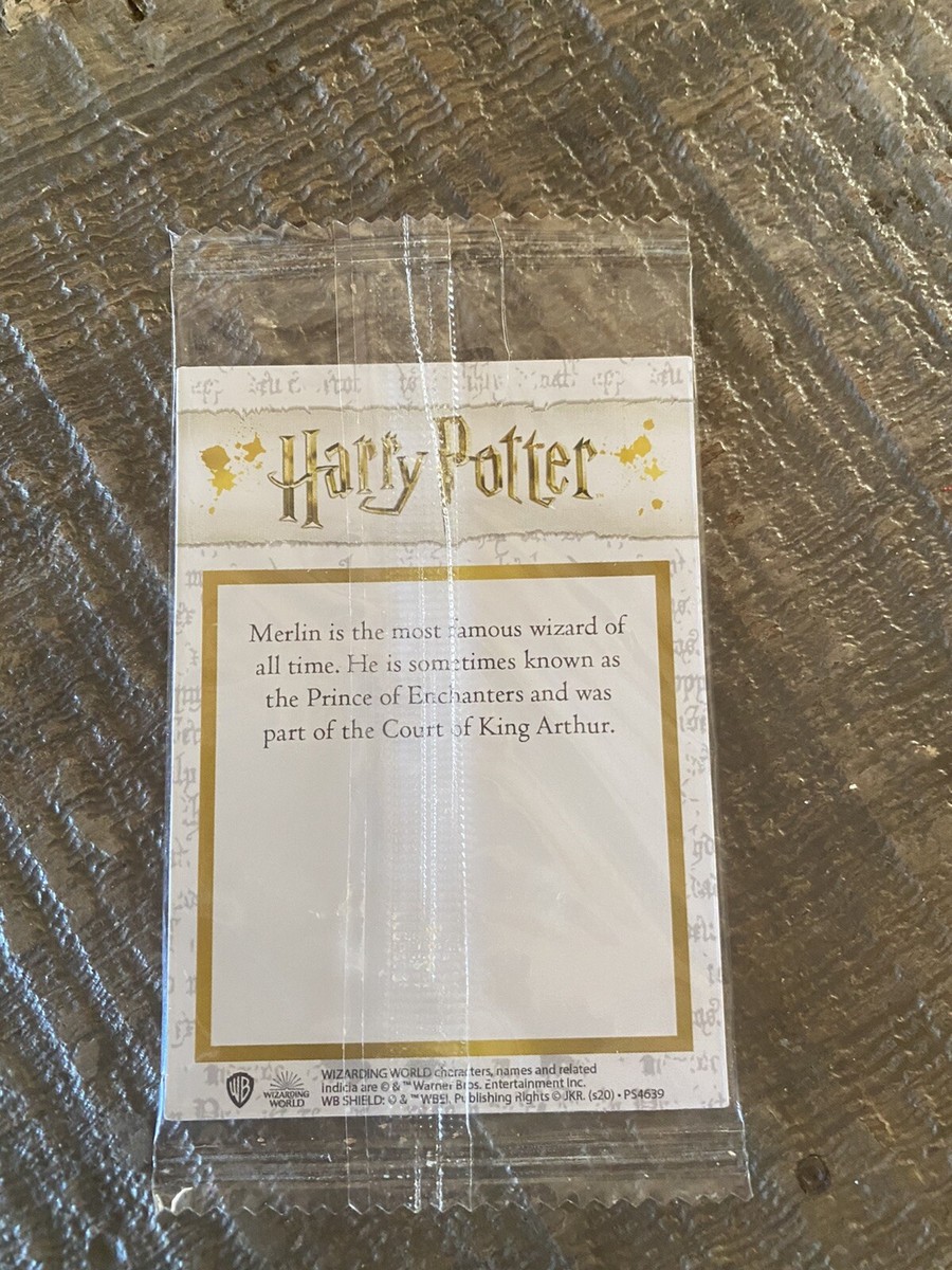 Wizarding Harry Potter Merlin Chocolate Frog Card fan collector