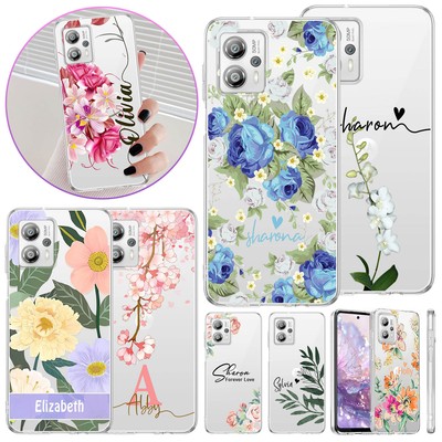 Flower Personalised Phone Case For Motorola Moto G Stylus G 5G 2025 Clear Cover