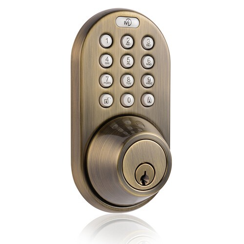Smart Keyless Entry Deadbolt Lock With Electronic Keypad in Multiple Finishes-image