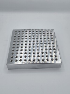 6''x6''x1'' Mini Pallet Alca-5 MADE IN USA Fixture Plate 1'' Thick Aluminum