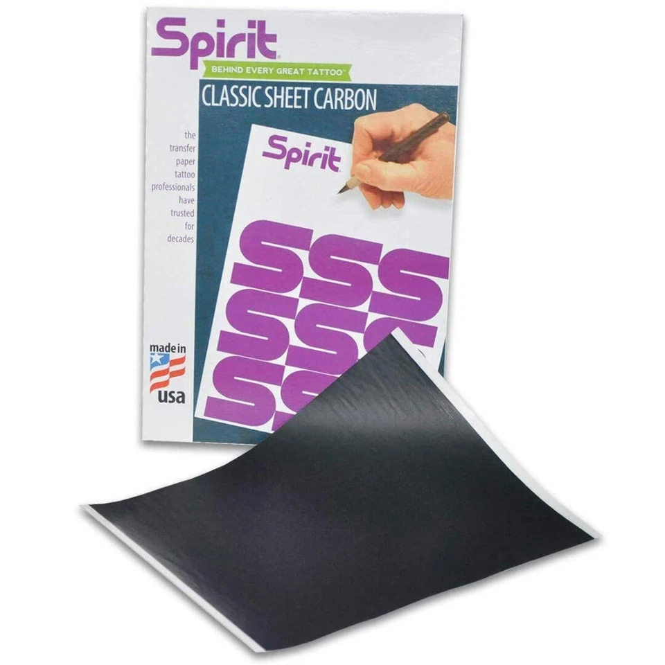 Spirit Manual Tattoo Carbon Paper - A4 Hectograph Stencil Transfer - Stick Poke