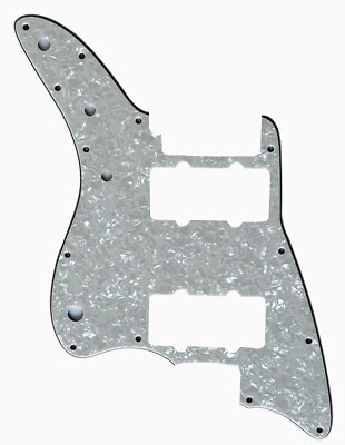 Pickguard For Squier Affinity Jazzmaster Guitar-4-Ply-WHITE PEARL