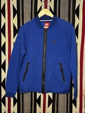 Nike Tech Fleece Bomber Jacket Sz L Blue GUC Nike Track Jacket Nike Zip Up