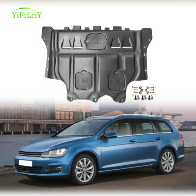 For VW Golf SportWagen 15-19 Under Engine Splash Guards Front Engine Mud Flaps