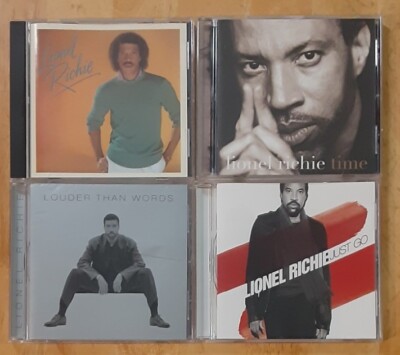 Lot Of Four CDs By Lionel Richie- Time, Louder Than Words, Just Go