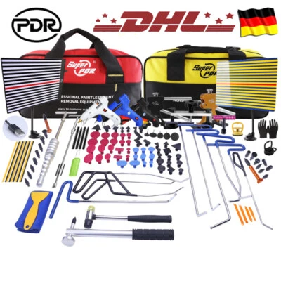 PDR 115Tlg Ausbeulwerkzeug Auto Beulen Reparatur Set Dellenlifter Ausbeul Werkzeug