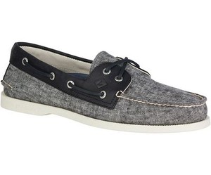 linen boat shoes
