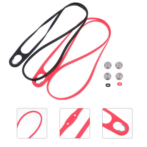 2 Pcs Mobile Phone Straps Miss Silicone Lanyard Simple Cellphone - Zdjęcie 3 z 12