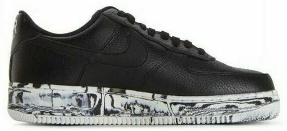 air force 1 black marble