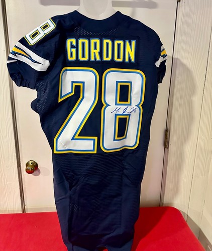 Melvin Gordon Autographed Nike Chargers Team Spec Auth HomeJersey Sz 48 PSA/DNA - Picture 3 of 11