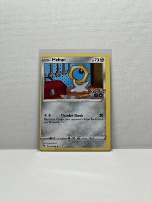 how much do miscut pokemon cards go for Pokemon Go Meltan #045/078 OC Miscut Oddly Cut Error Card - Pokemon TCG
