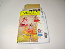 Uncut McCall's 6813 Girl's Fairy Costumes Size 6 7 8 Halloween Fantasy Play