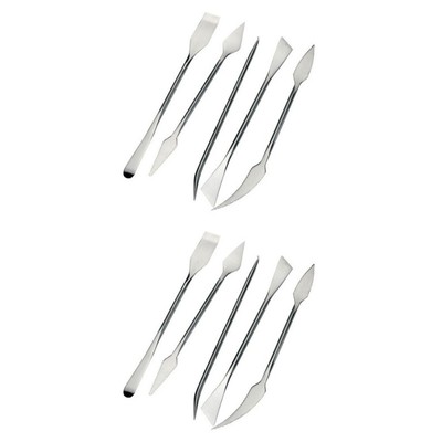 Pack Von 5 Silber Keramik Ton Ton Sculpting Kit Für Werkzeug Set Kit