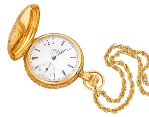 Elgin pocket watch 0sz hunting Case 1909 Gold Filled 15 Jewels