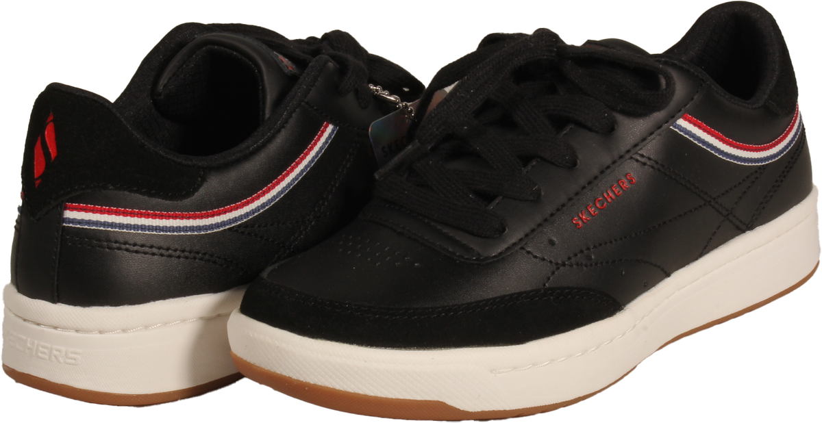 Skechers Downtown Klassic Kourts Womens Sneaker Black US Size