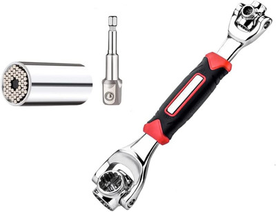 1PCS Universal Wrench Schraubenschlüssel,8 in 1 Steckschlüssel,Multi Funktions H