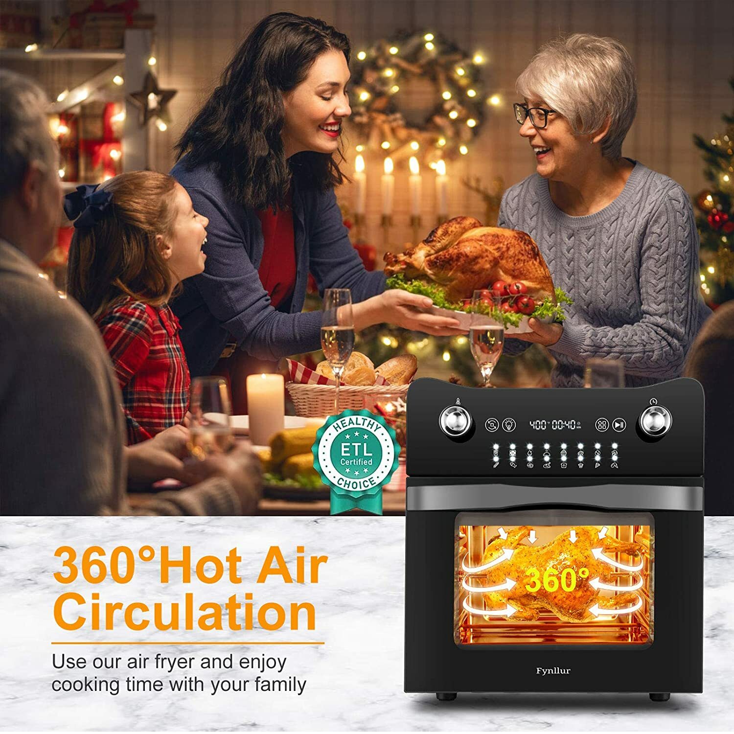 fynllur air fryer oven xl