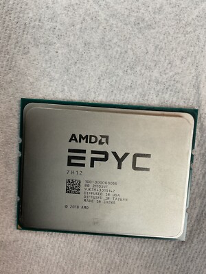 Processeur AMD EPYC 7H12 64 Cœurs 2,6 GHz - Socket SP3 - Pour Serveurs Haut De Gamme - Neuf Sous Blister