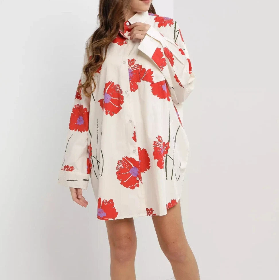 obey shirt dress Graphic Slouchy Off-The-Shoulder T-Shirt Dress