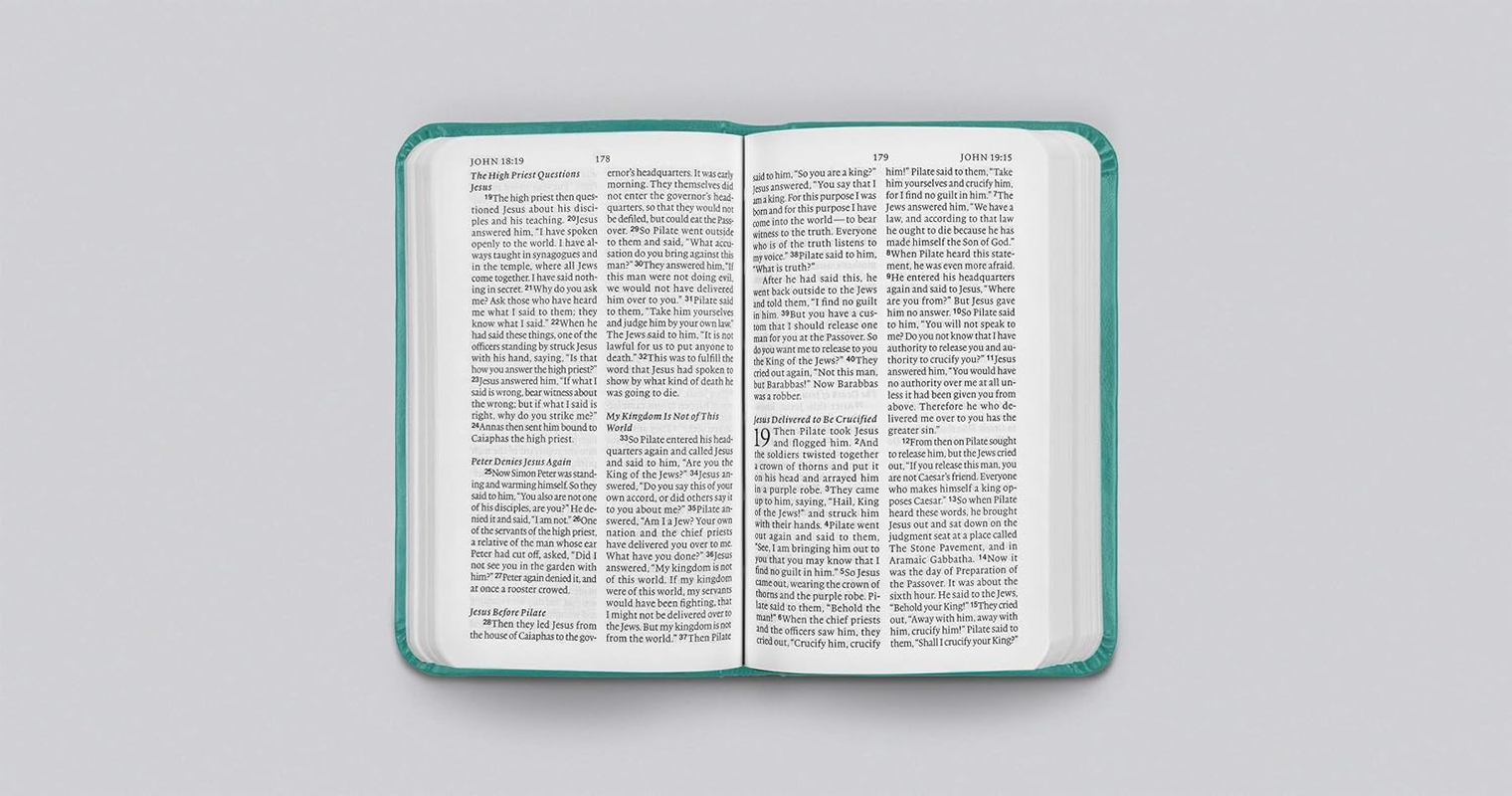 ESV Vest Pocket New Testament with Psalms and Proverbs (Trutone, Teal