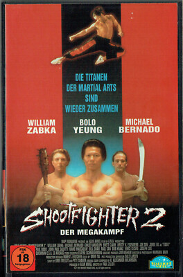 (FSK 18) VHS Videokassette - Shootfighter 2 - Der Megakampf - Bolo Yeung