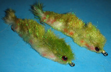 FLY FISHING FLIES - Rainbow GAME CHANGER BAITFISH Streamers #1/0 (2 pcs.)