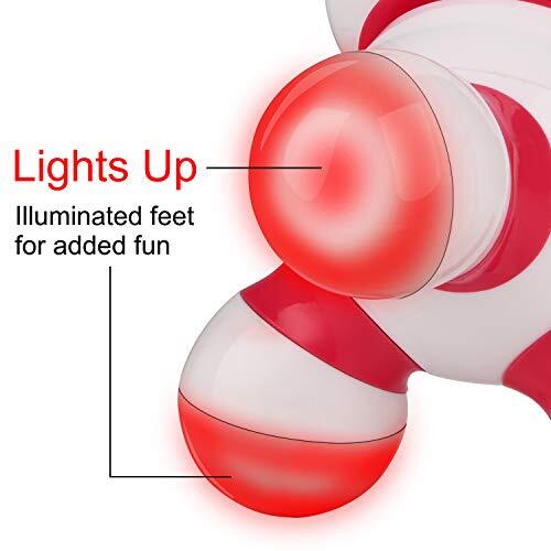 Handheld Massager Mini Portable Vibrating Body Massager with LED Light