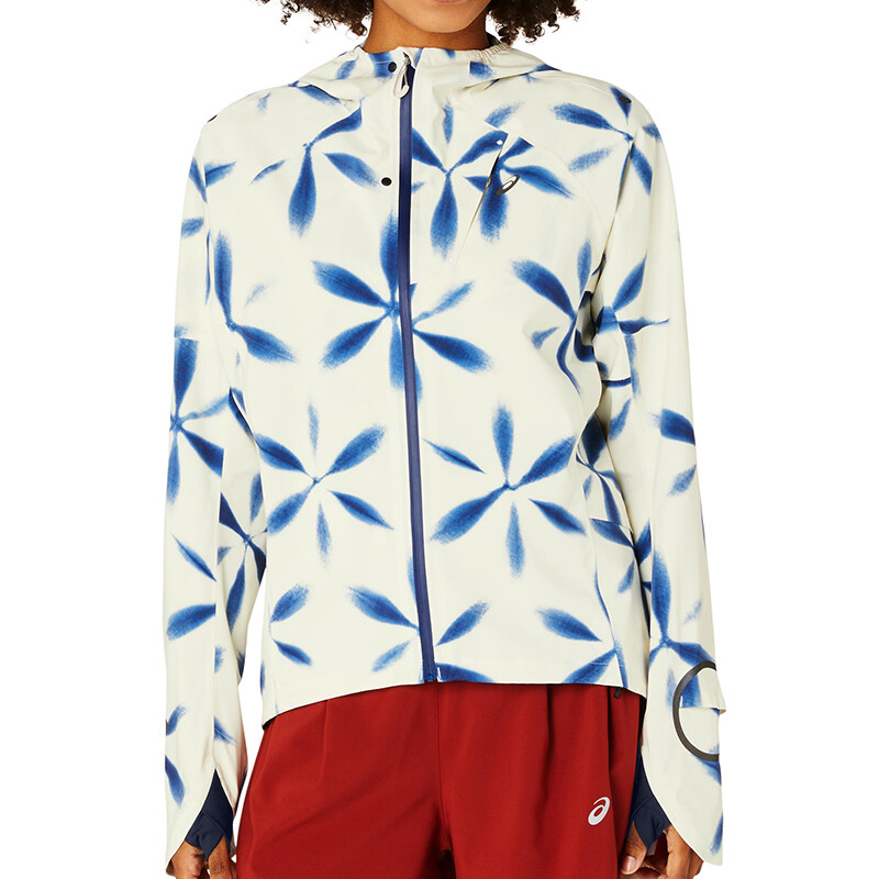 新品未使用ASICS RUNWATERPROOFJACKET パープル ASICS アシックス ランニングシューズ レディース パトリオット