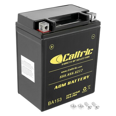 Agm Battery For Polaris Scrambler 500 4x4 00 12 Ebay