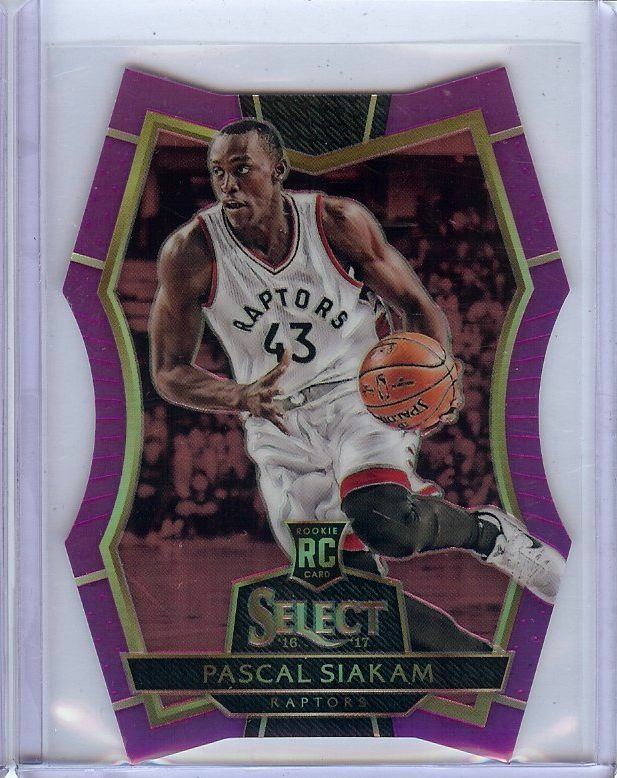 Pascal Siakam 2016-17 Panini Select RC Rookie Purple Prizm Raptors #118 57/99