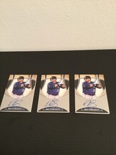 (3) 2017 TOPPS FIVE STAR DAN VOGELBACH AUTOGRAPH LOT OF 3 HOT