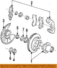 Componentes de freno de suspensión delantera Ford OEM 87-97 Bronco-copa de rodamiento B7A4222A