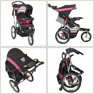Coche Andador De Bebe 3 Ruedas Con Portavasos Y Almacemiento Plegable Seguro Ebay