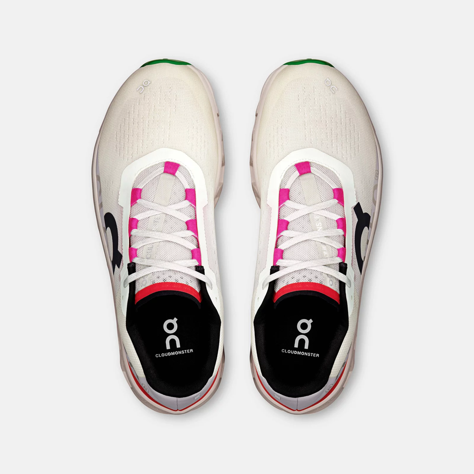 On Men's Cloudmonster Trainers - Ivory / Pearl